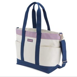 Vineyard Vines heritage whales tote baby bag xl